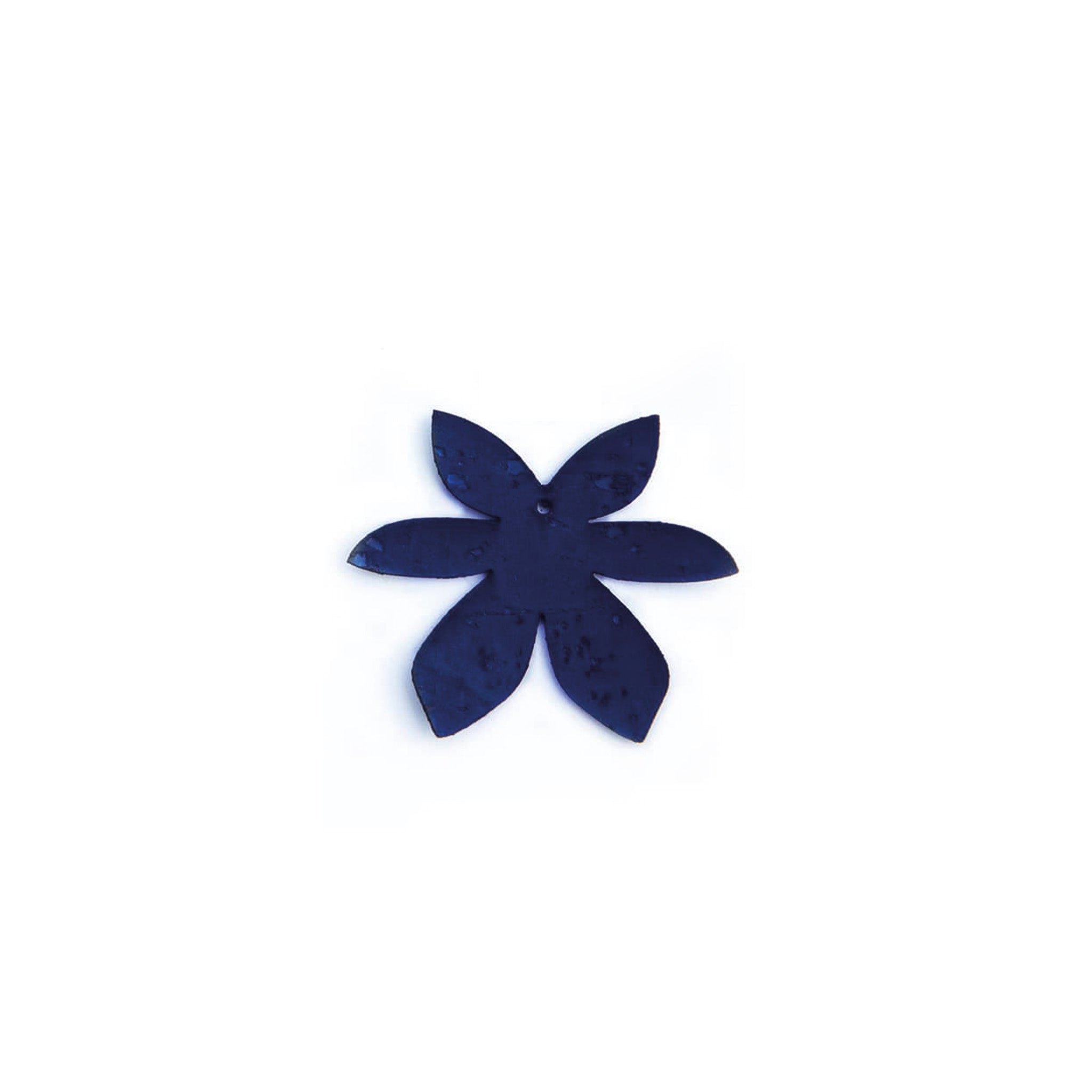 Breloque bleue à la pièce (grande)
