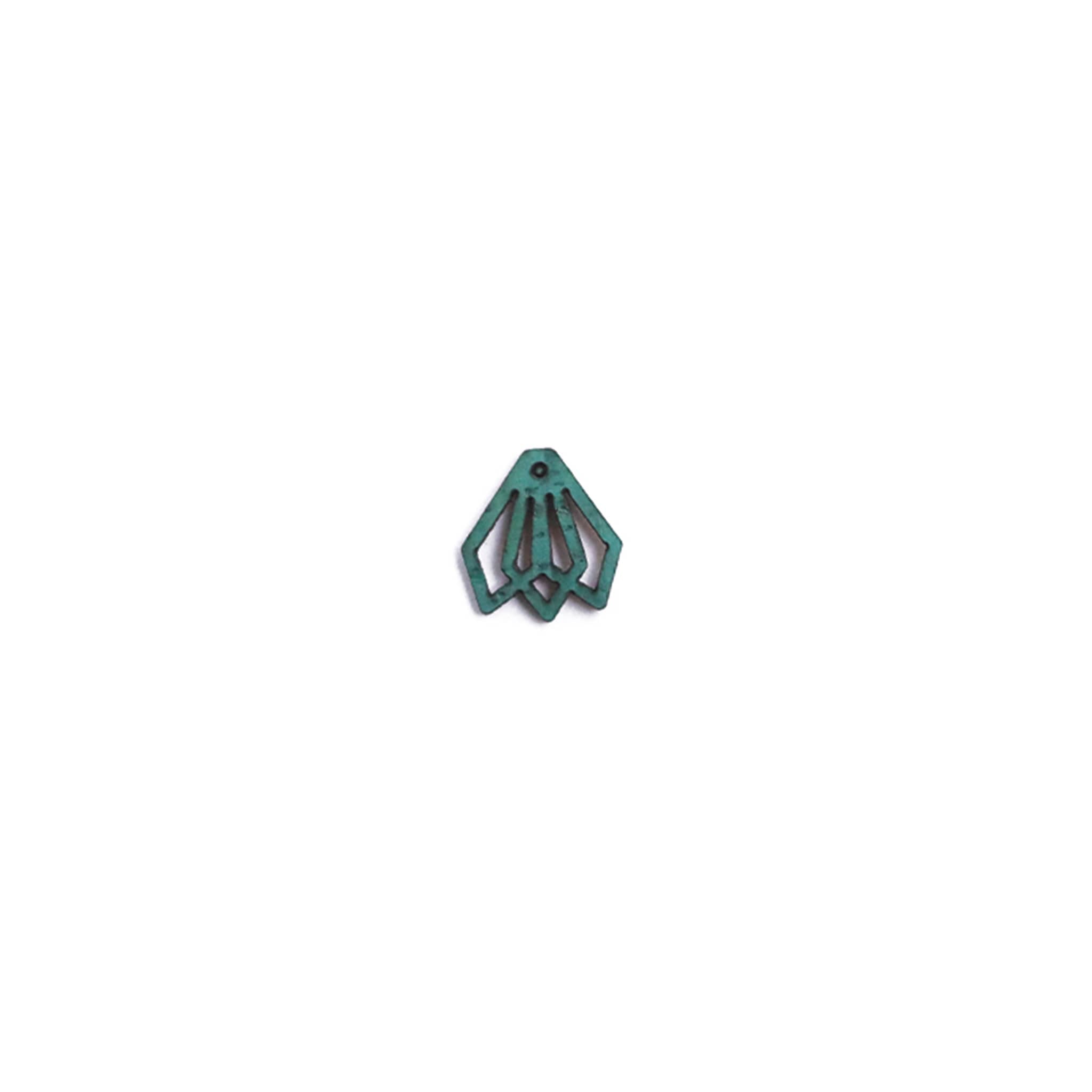 Breloque turquoise à la pièce (Petite)