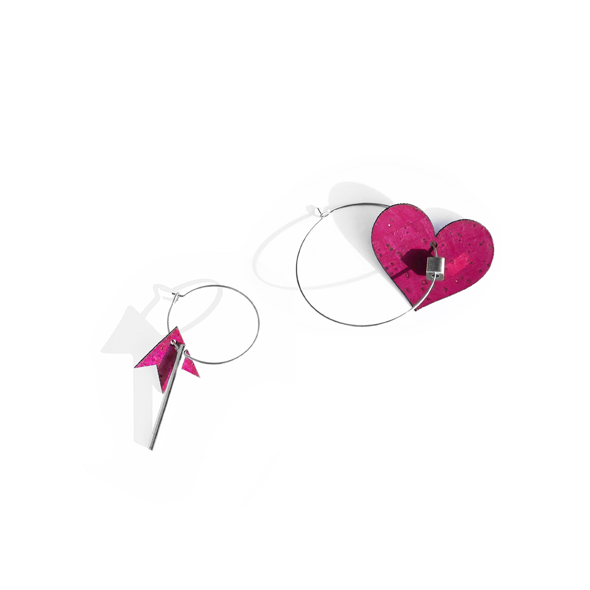 Romeo and Juliet hoop earrings