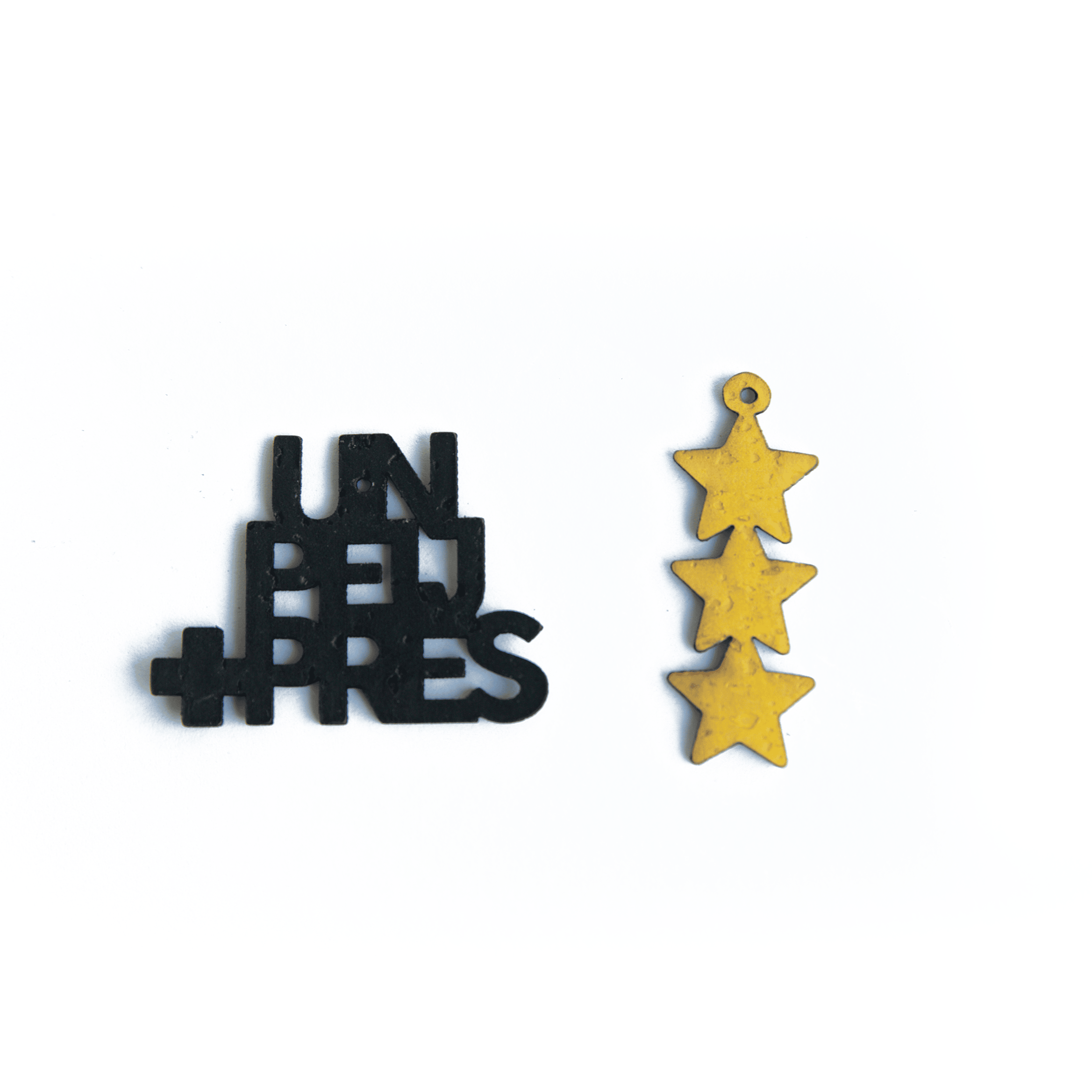 Boucles d'oreilles dépareillées poétiques made in France – Boucles Un peu plus près des étoiles