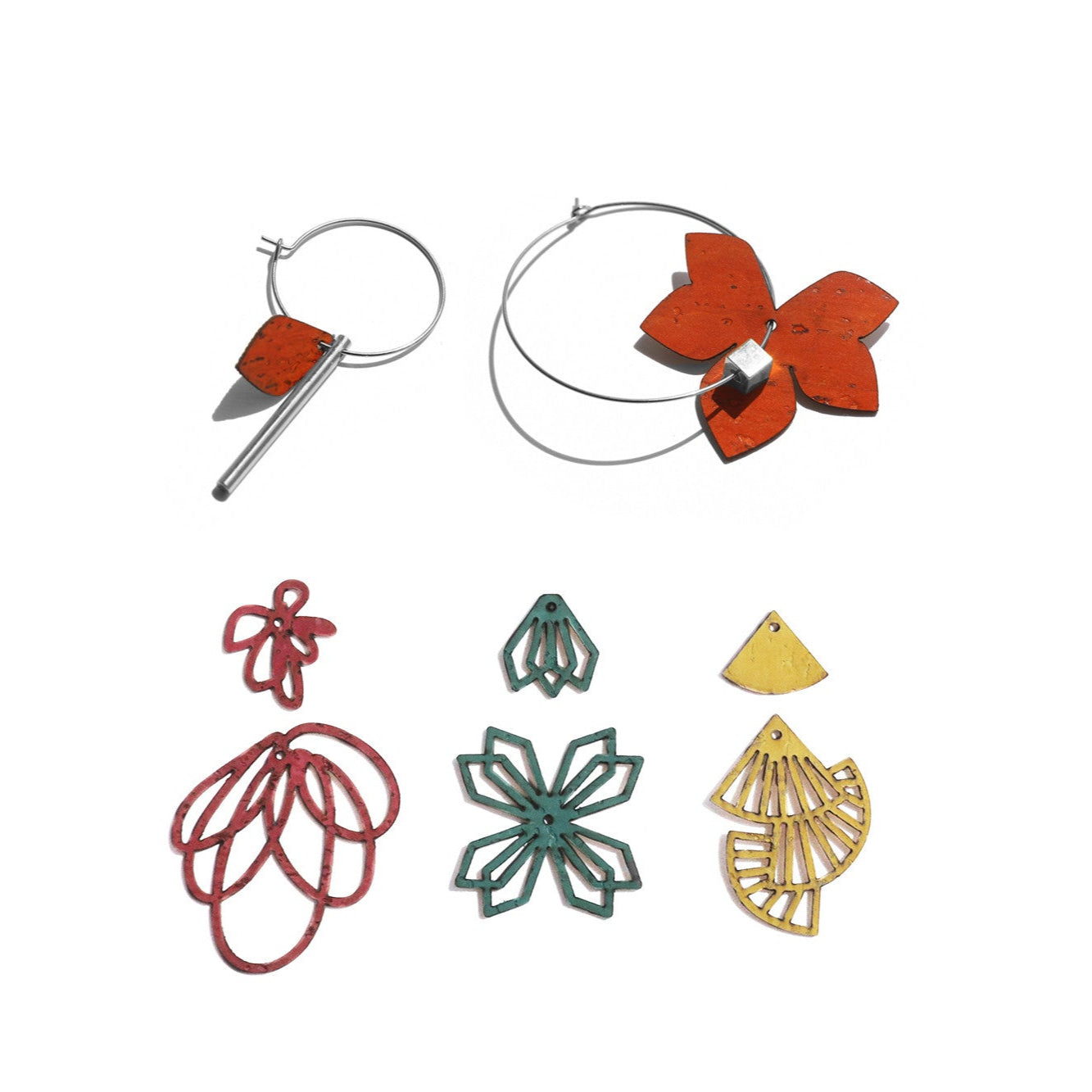 Coffret "Couples Mythiques" 4 Couleurs - Breloques pour Boucles d'Oreilles Dépareillées Style Infini