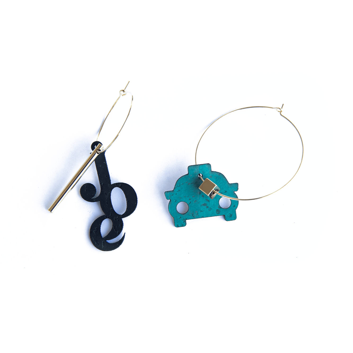Créoles années 90 Joe le taxi - accessoire femme