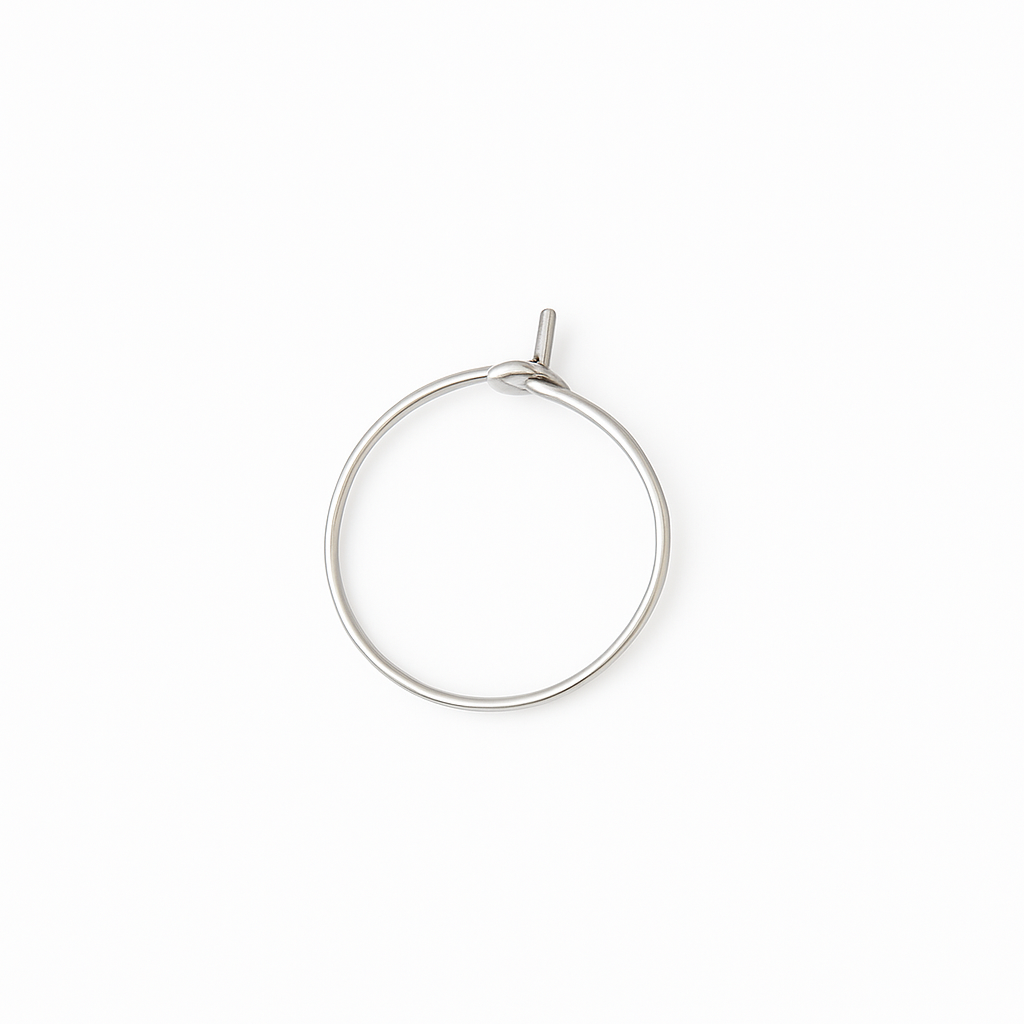 Créole 25mm argent (vendue seule)