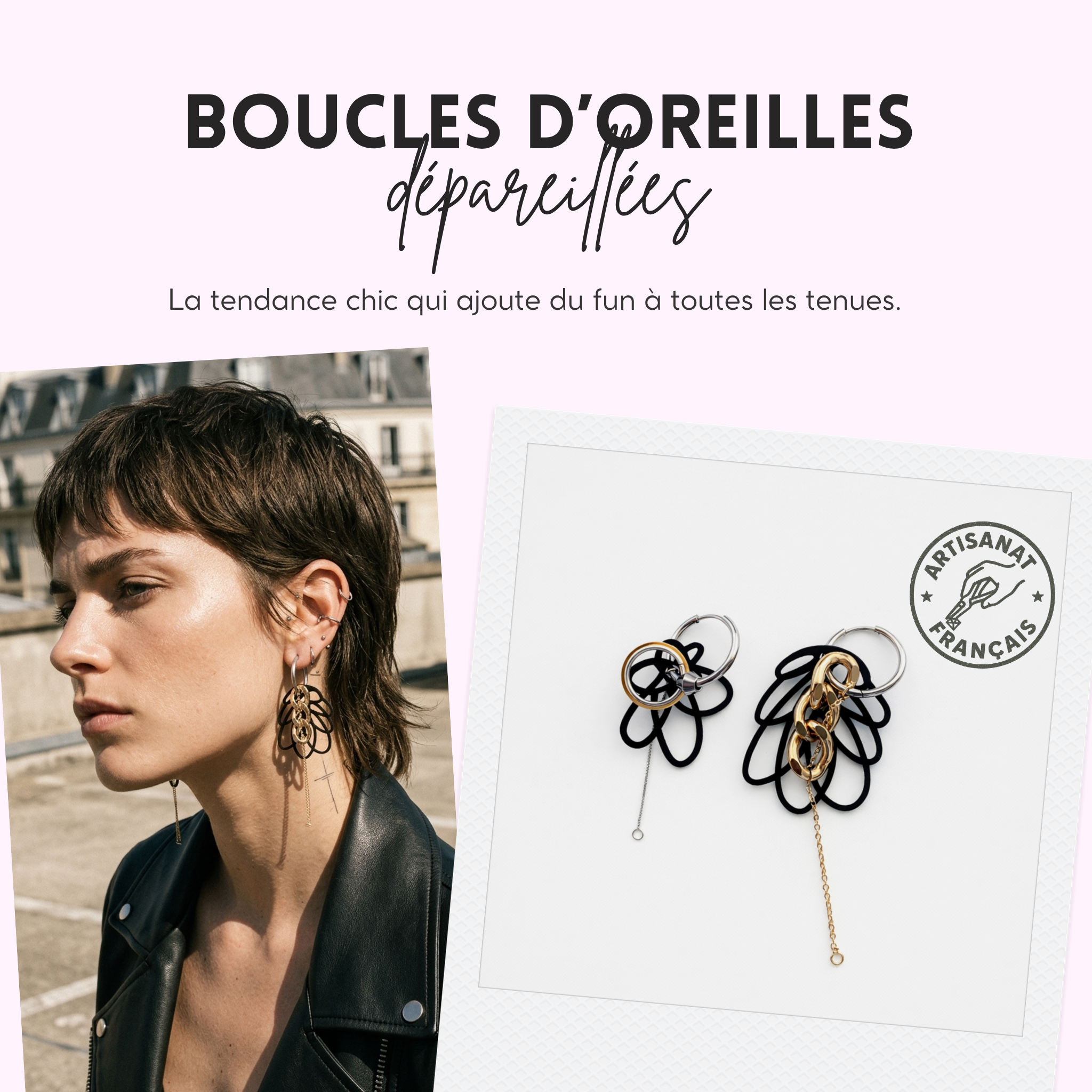 Pourquoi adorer les boucles d'oreilles dépareillées : tendance chic