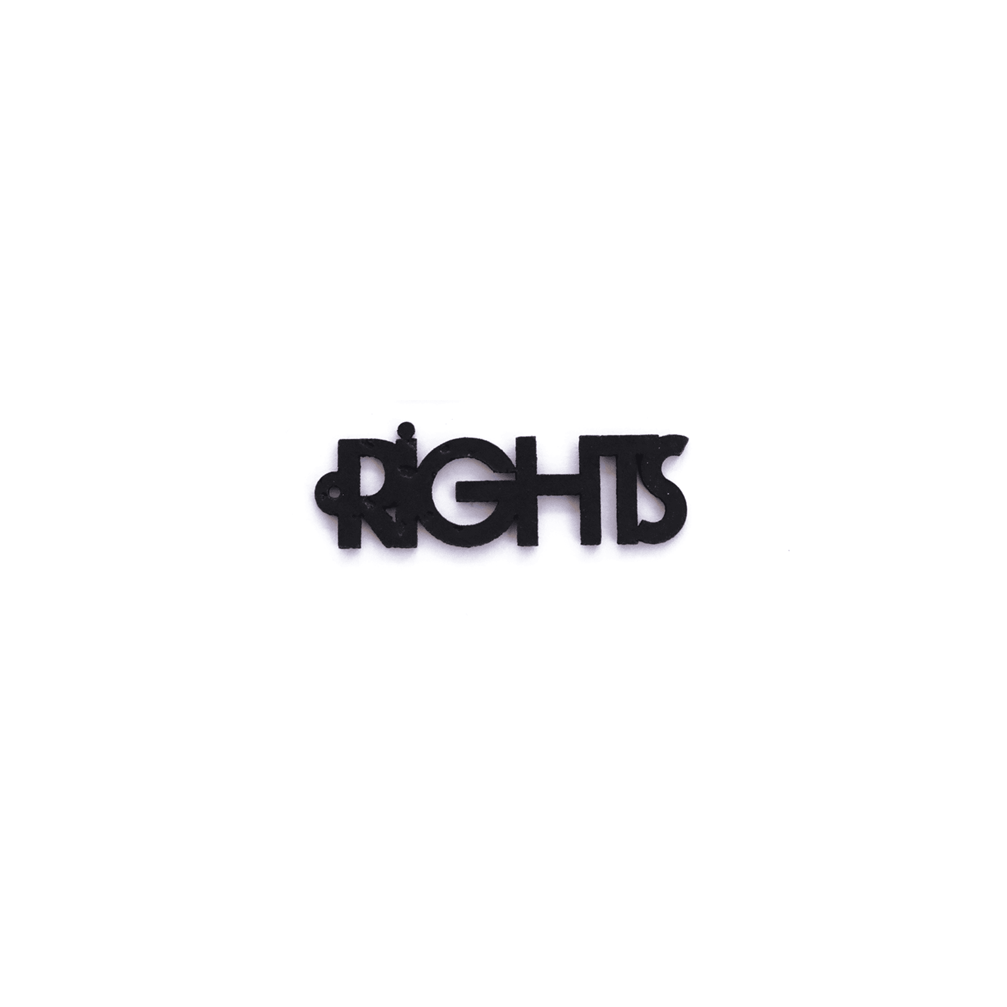 Breloque RIGHTS à la pièce
