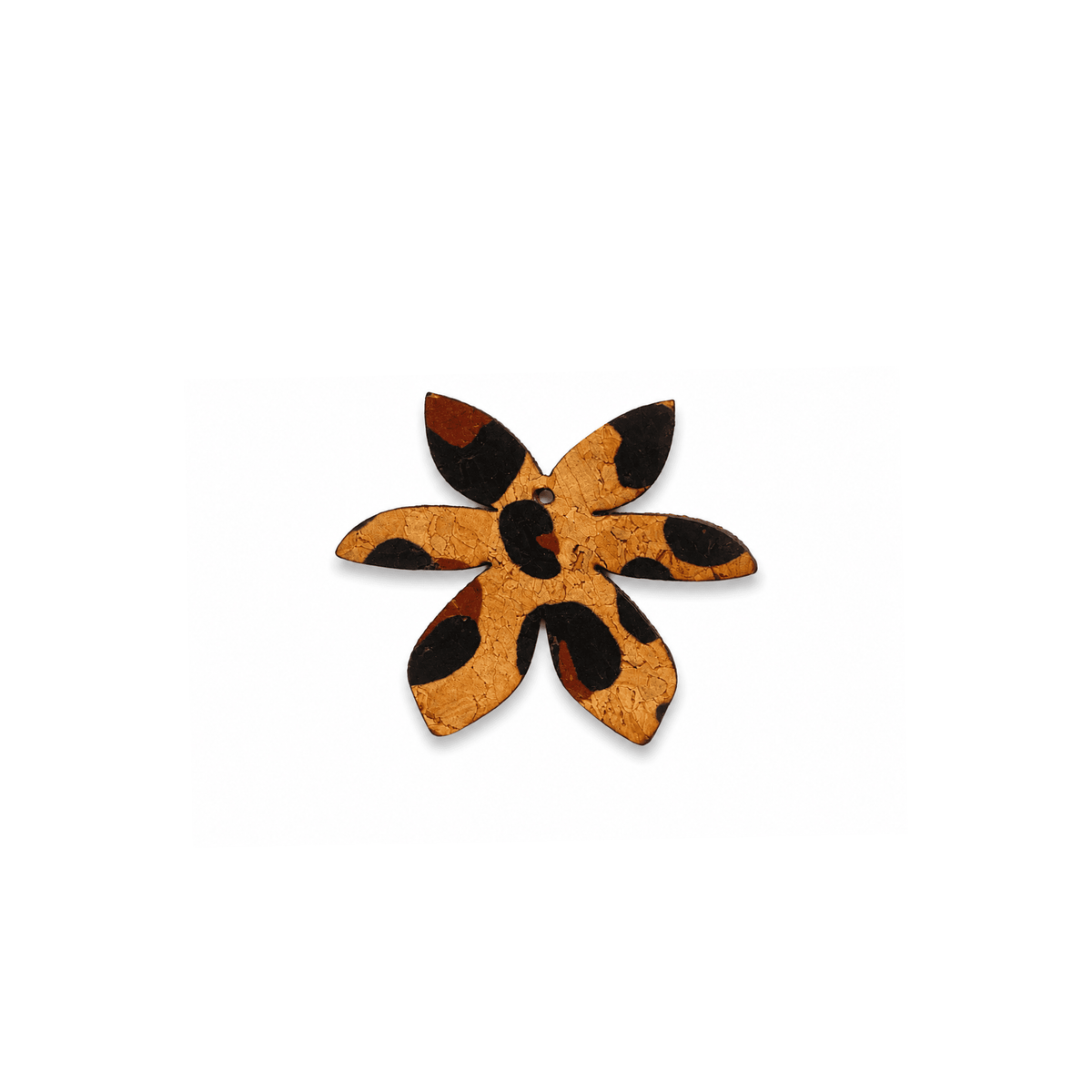 Grande Breloque boucles d oreilles depareillees motif savanna