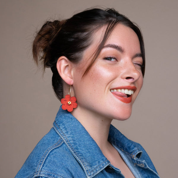 Créoles "Fleur Sauvage" - Un souffle de nature dans votre style !