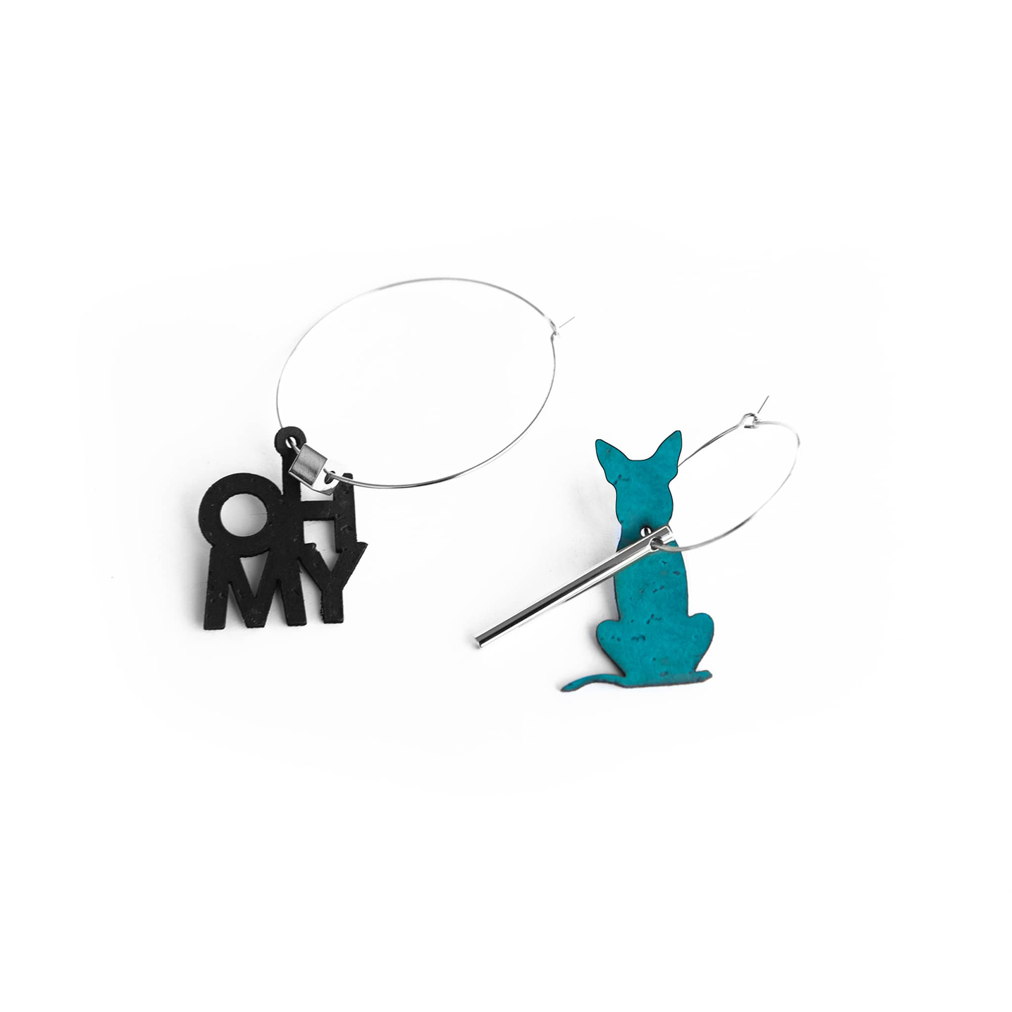 Oh my dog – Boucles d’oreilles dépareillées