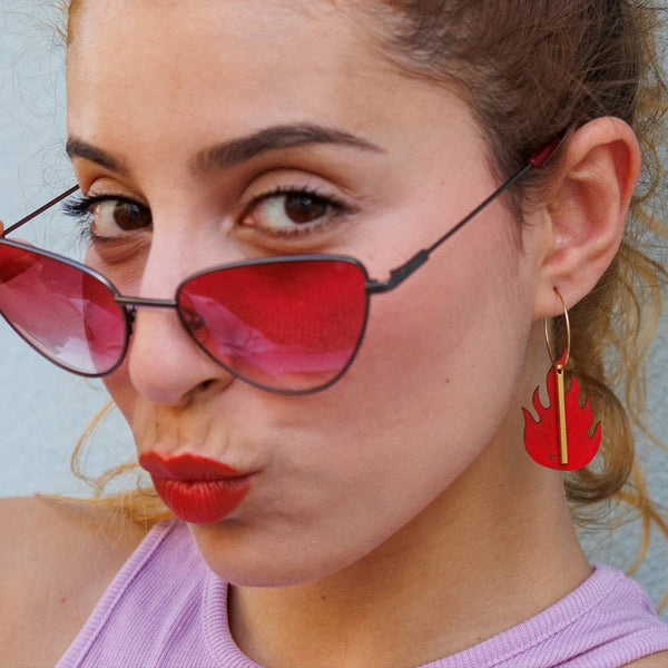 Boucles d'oreilles Tout Test Chaos France