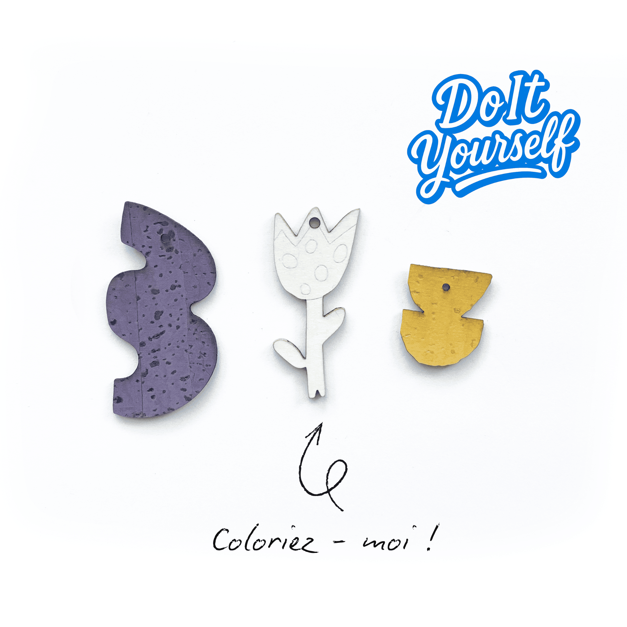 Coffret créatif Do It Yourself Flower – bijou éthique à créer chez soi, made in France