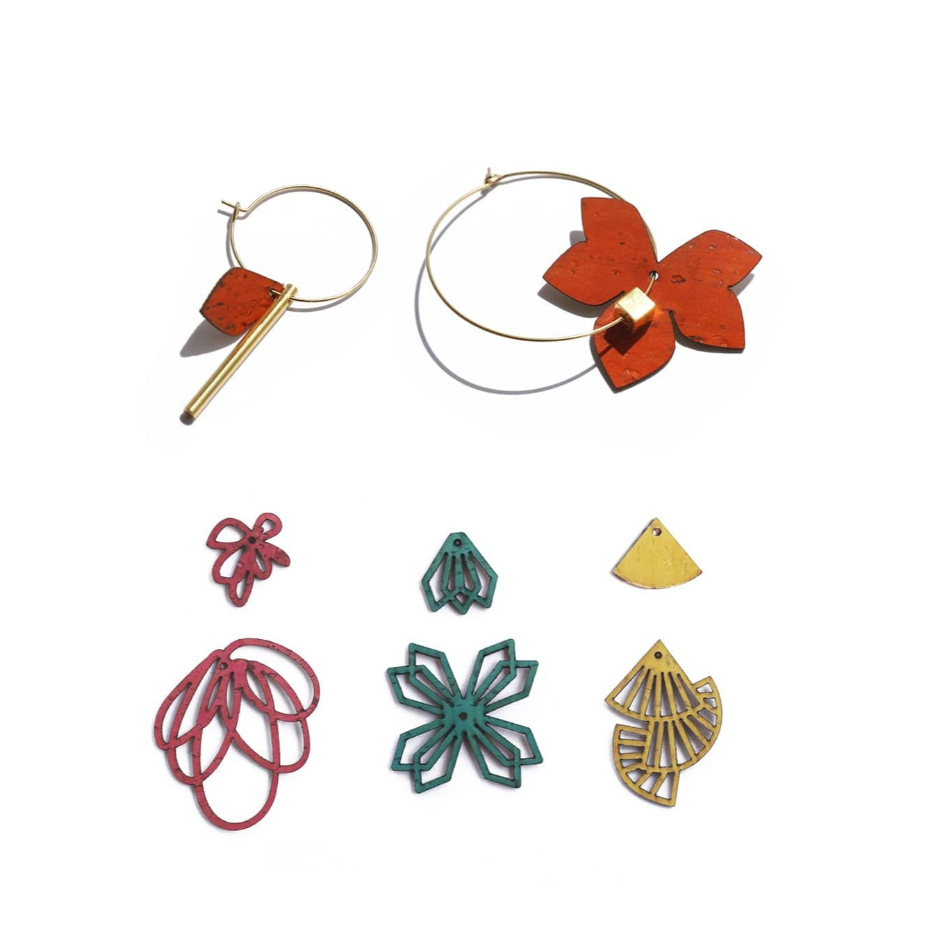 Coffret "Couples Mythiques" 4 Couleurs - Breloques pour Boucles d'Oreilles Dépareillées Style Infini