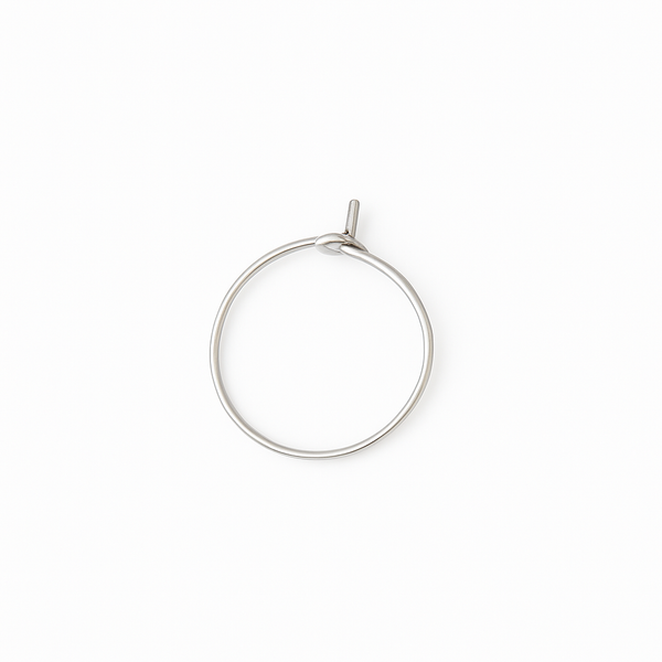 Créole 25mm argent (vendue seule)