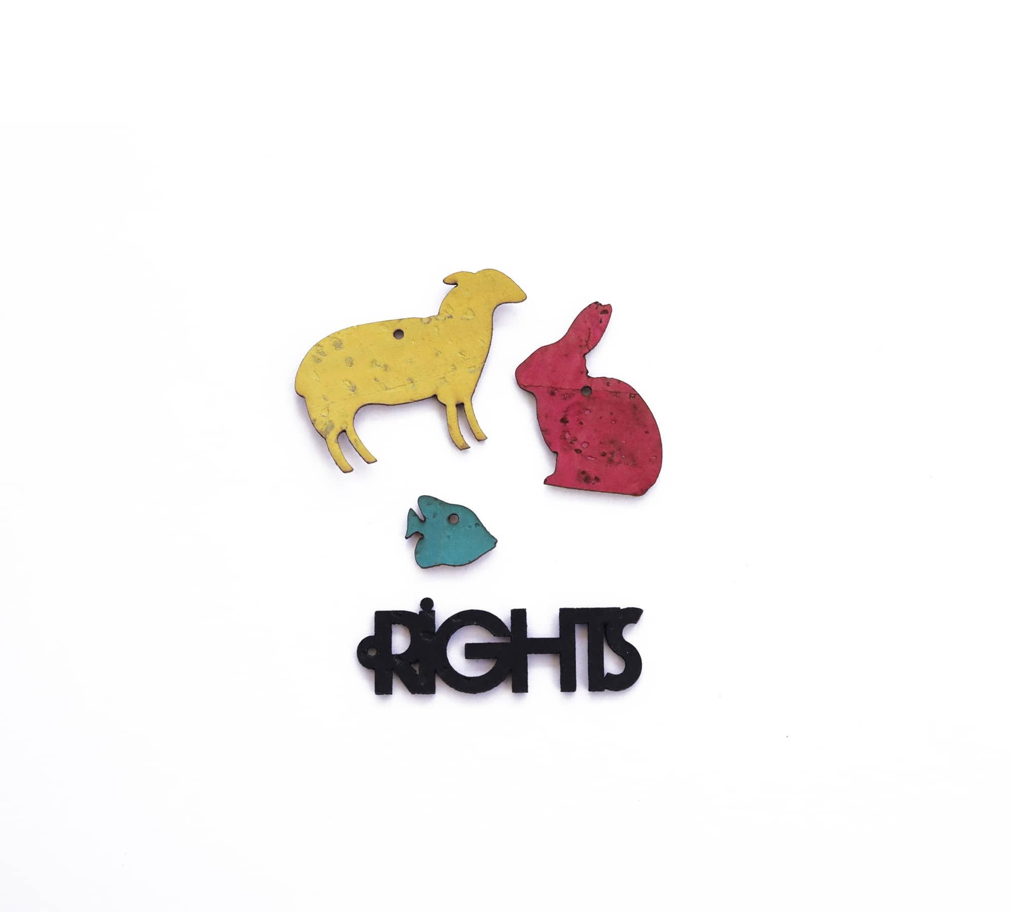 Breloques "Animal Rights" – bijoux engagés et colorés